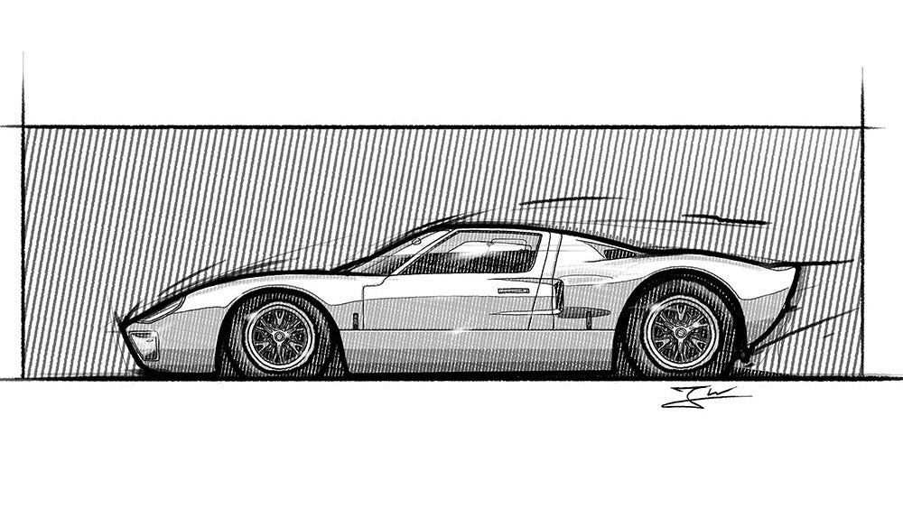 Automobil Design-Illustration