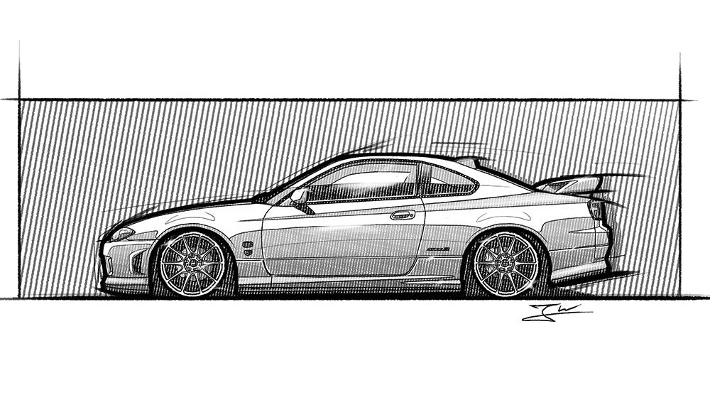 Automobil Design-Illustration