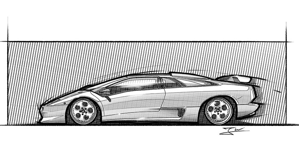 Automobil Design-Illustration