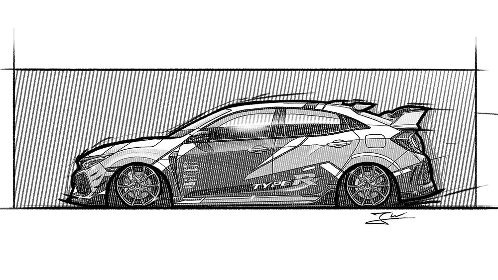 Automobil Design-Illustration