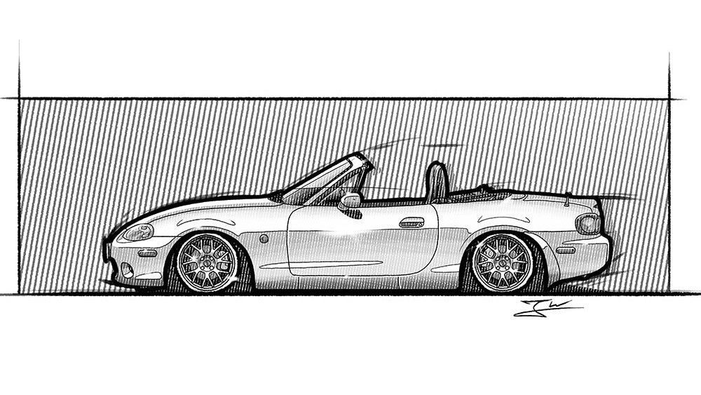 Automobil Design-Illustration