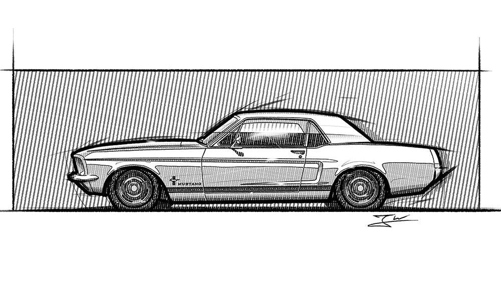 Automobil Design-Illustration