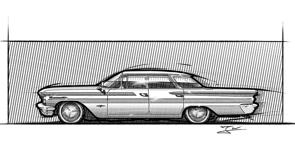 Automobil Design-Illustration