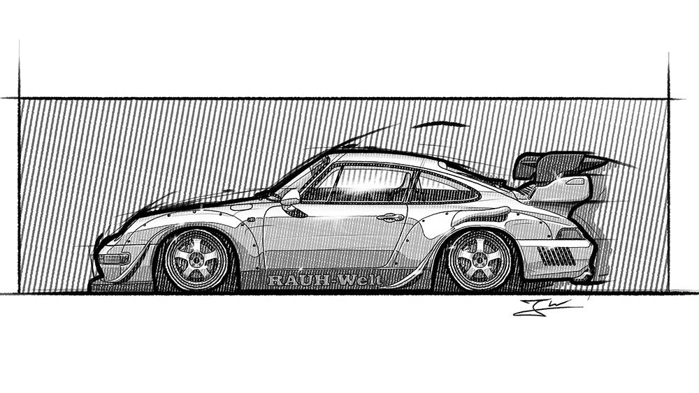 Automobil Design-Illustration