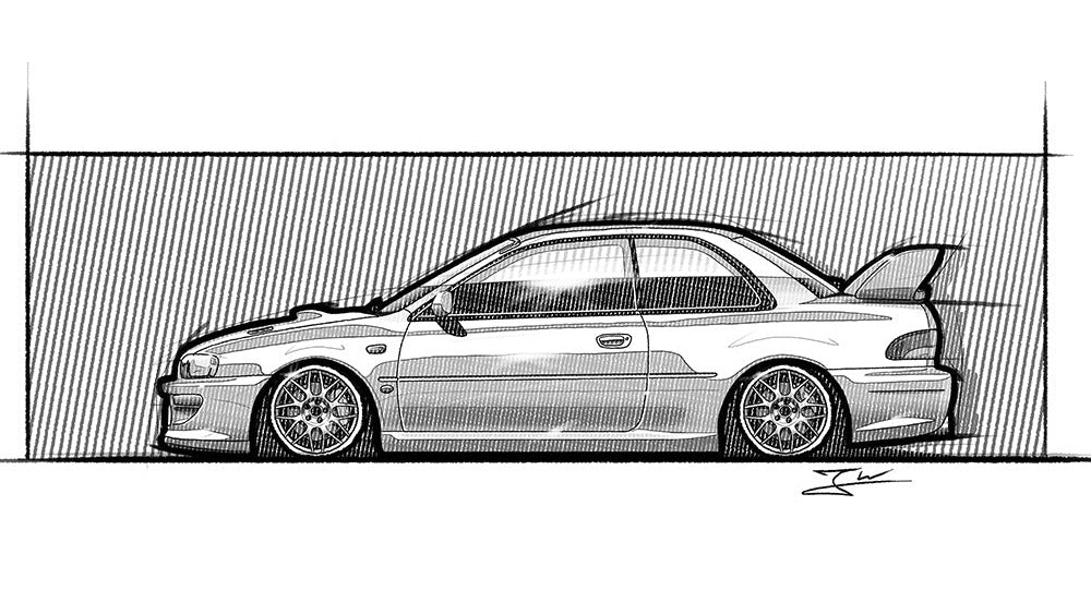 Automobil Design-Illustration