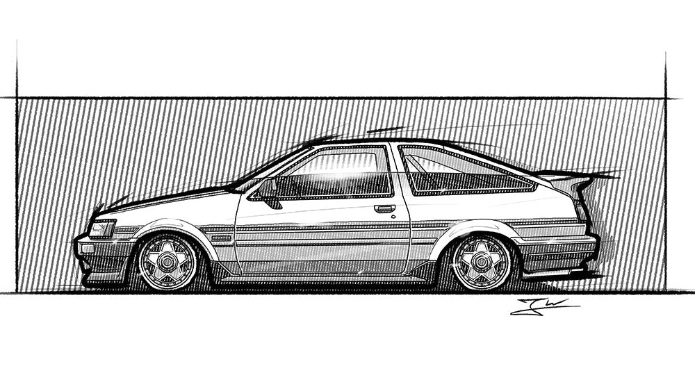 Automobil Design-Illustration