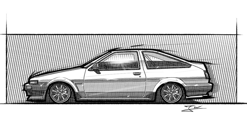 Automobil Design-Illustration