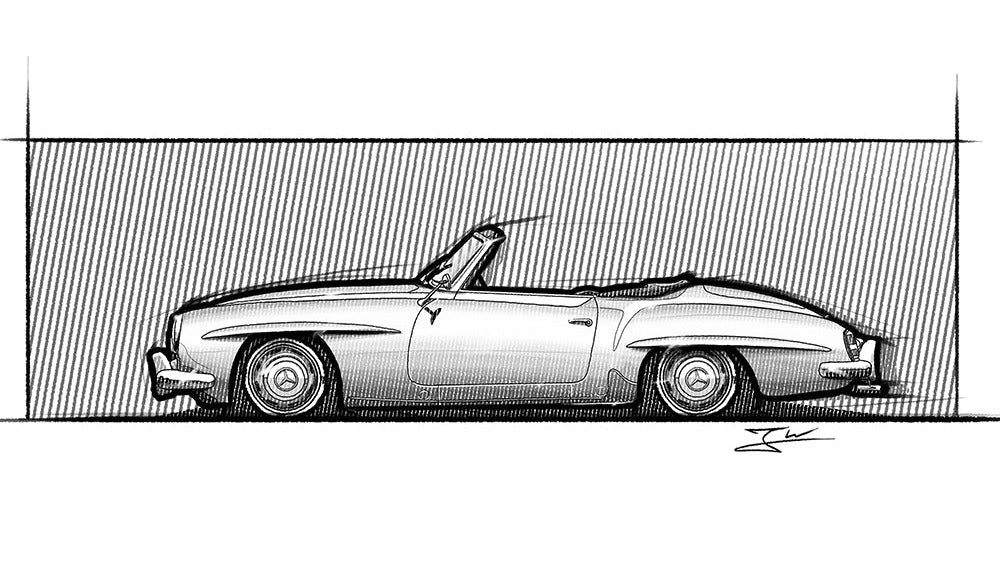 Automobil Design-Illustration