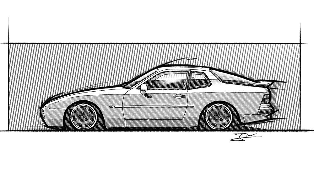 Automobil Design-Illustration