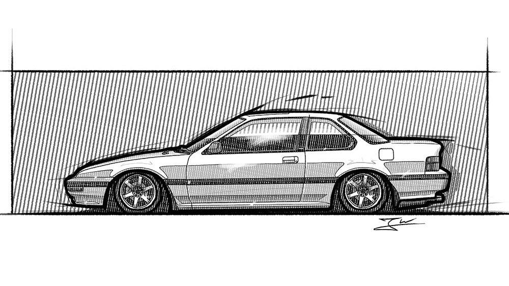 Automobil Design-Illustration