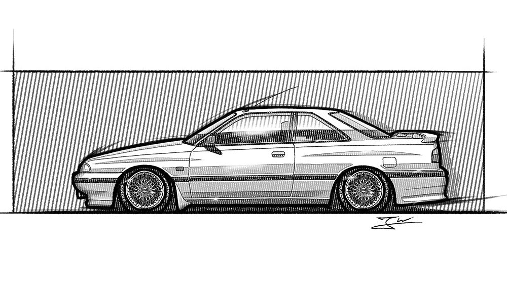 Automobil Design-Illustration