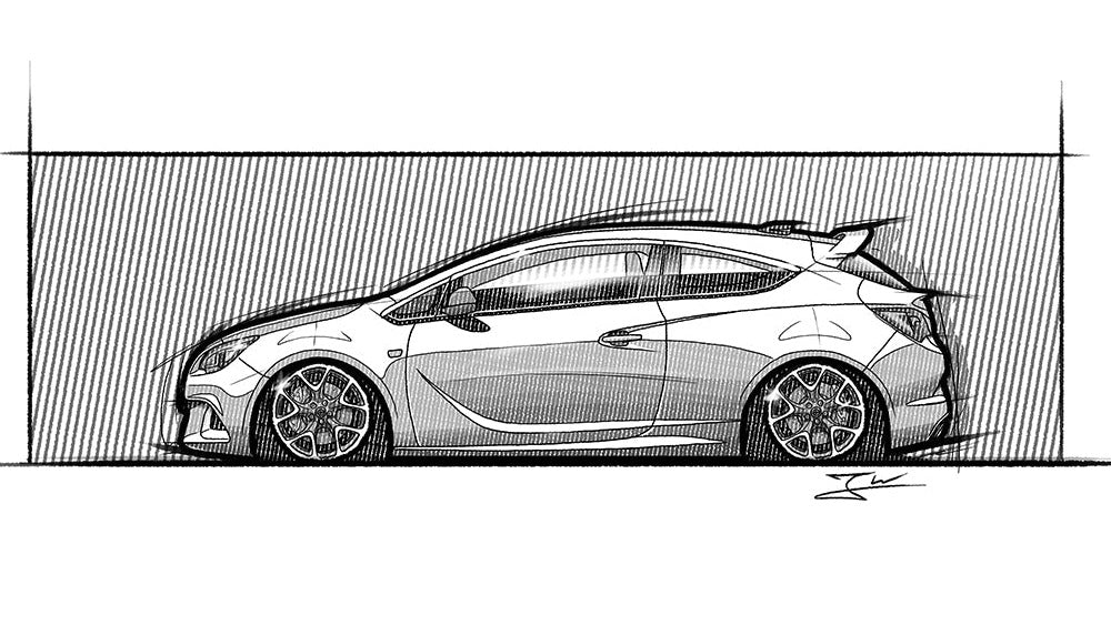 Automobil Design-Illustration