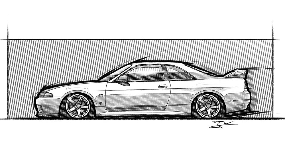 Automobil Design-Illustration