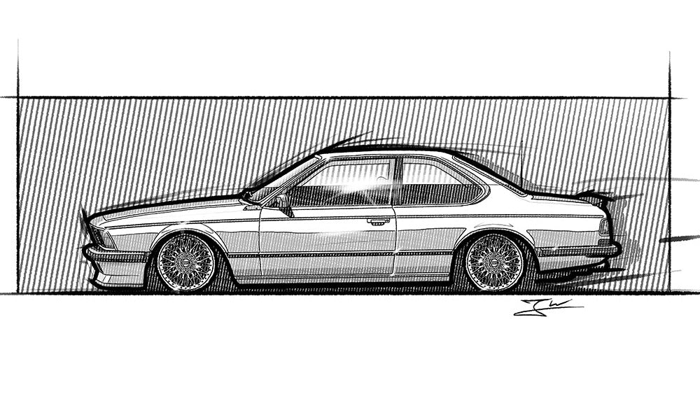 Automobil Design-Illustration