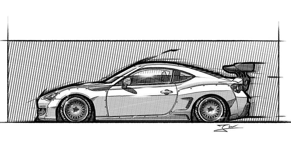 Automobil Design-Illustration