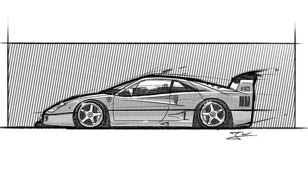 Automobil Design-Illustration