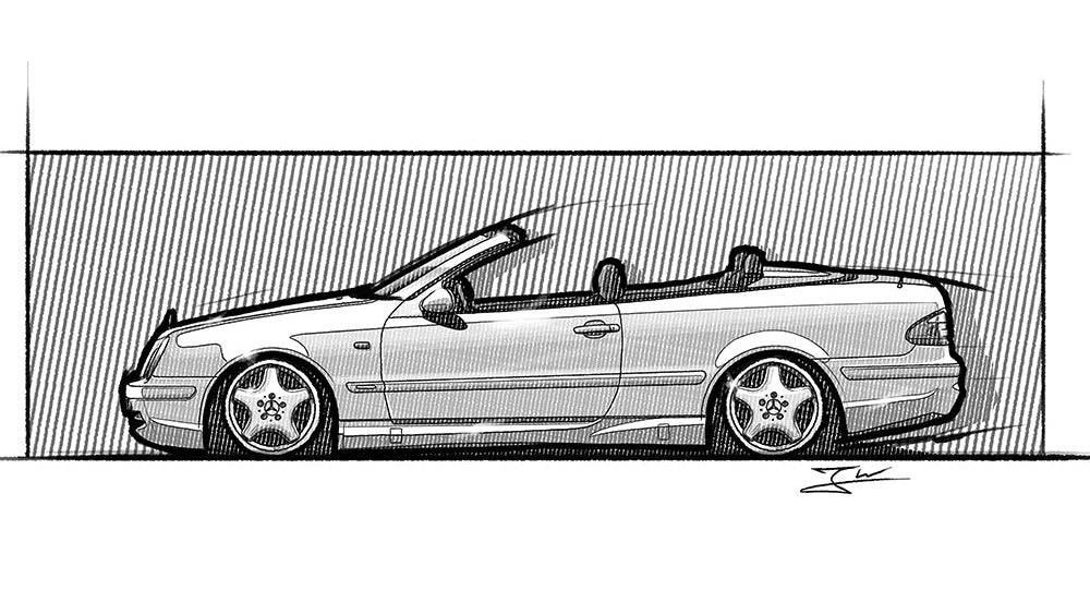 Automobil Design-Illustration