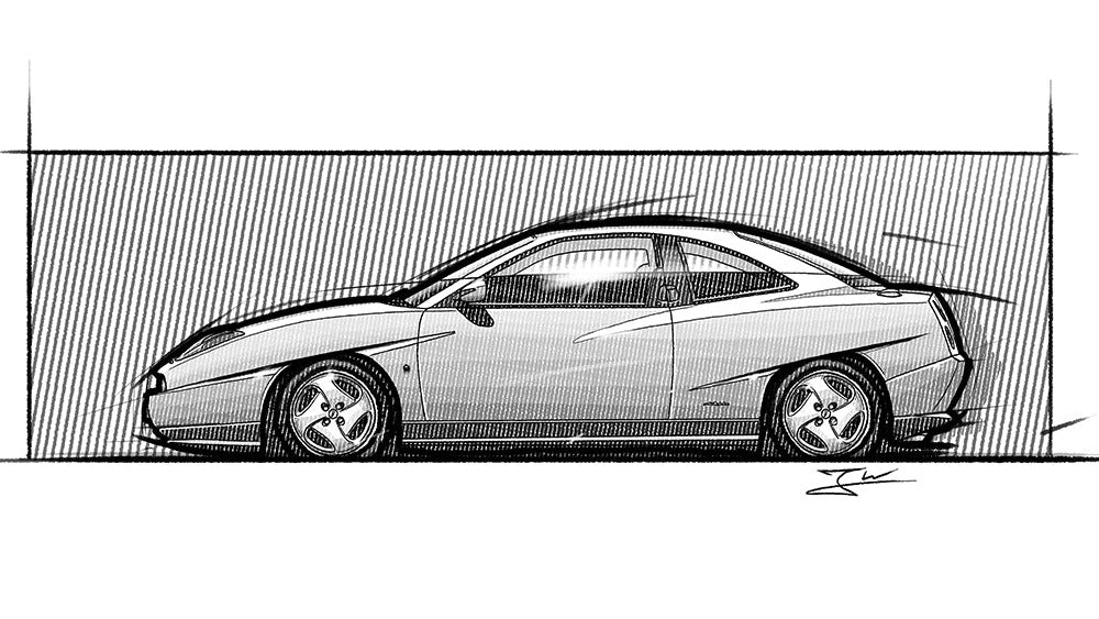 Automobil Design-Illustration