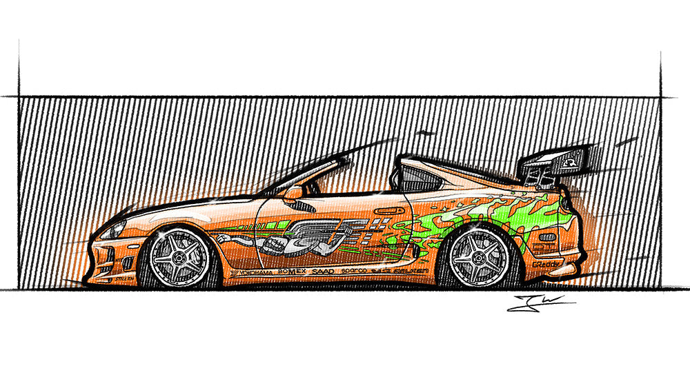 Automobil Design-Illustration