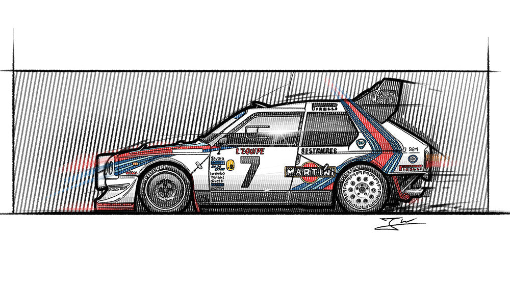 Automobil Design-Illustration