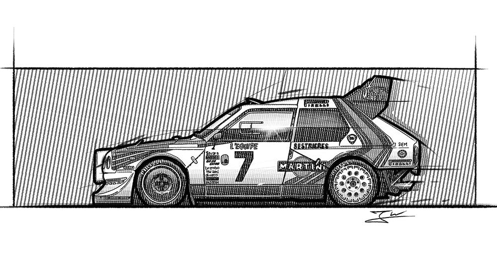 Automobil Design-Illustration