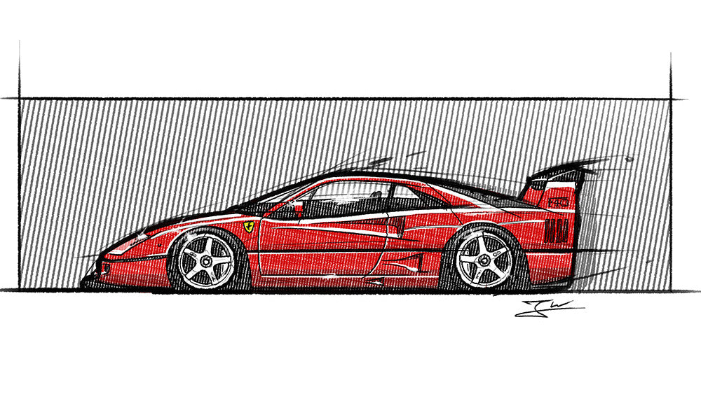 Automobil Design-Illustration