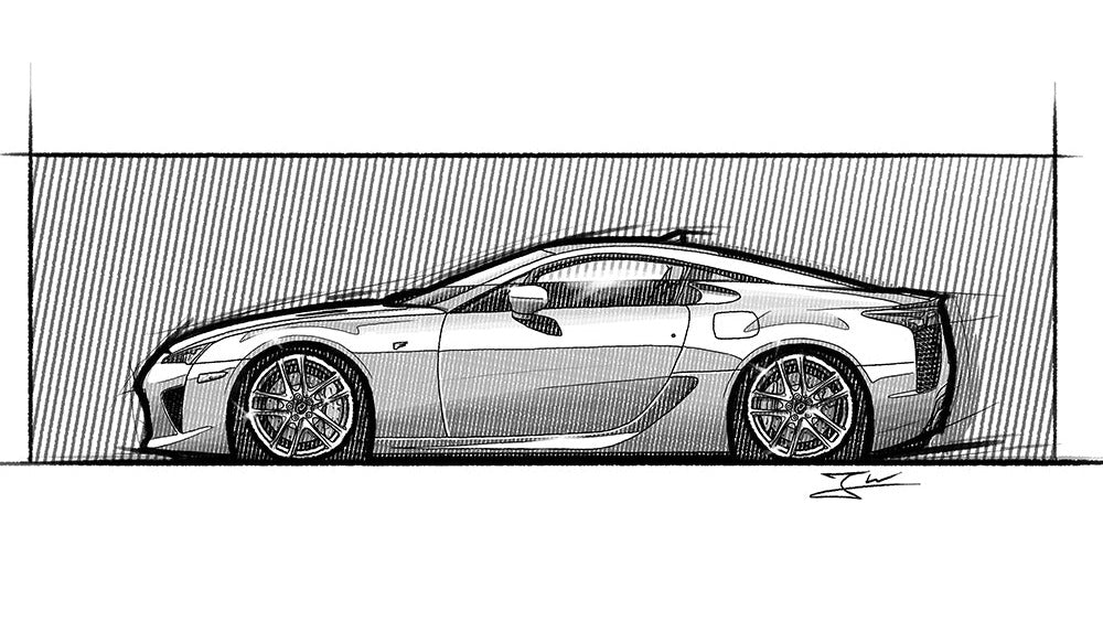 Automobil Design-Illustration