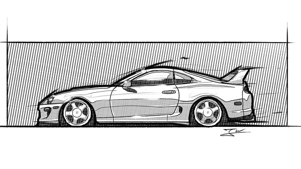 Automobil Design-Illustration