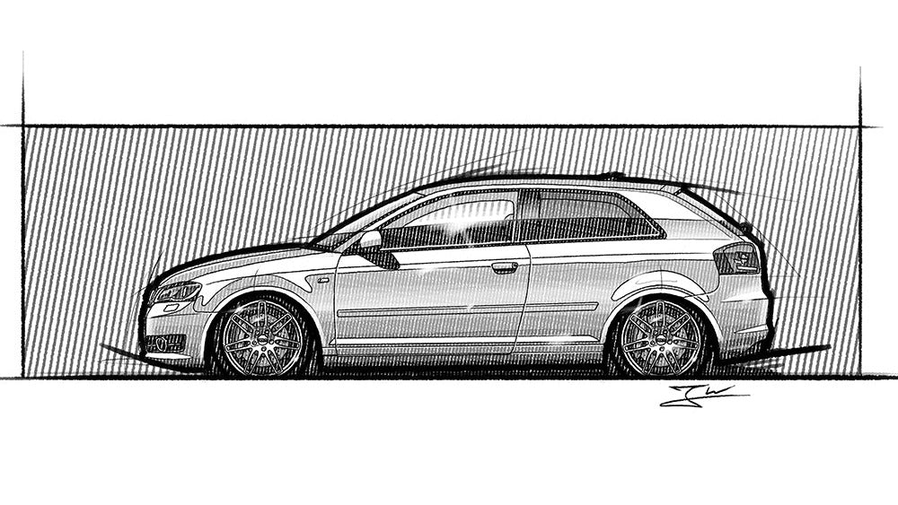 Automobil Design-Illustration