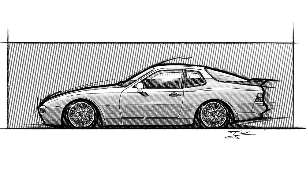 Automobil Design-Illustration