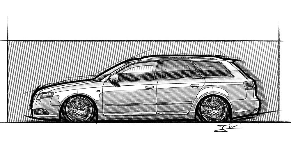 Automobil Design-Illustration