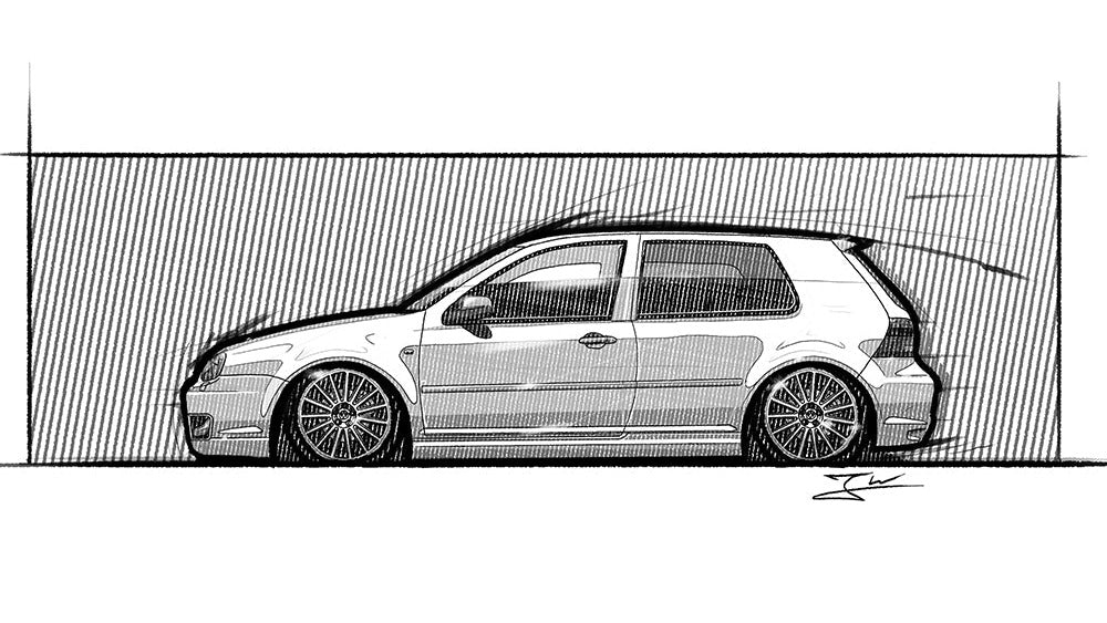 Automobil Design-Illustration