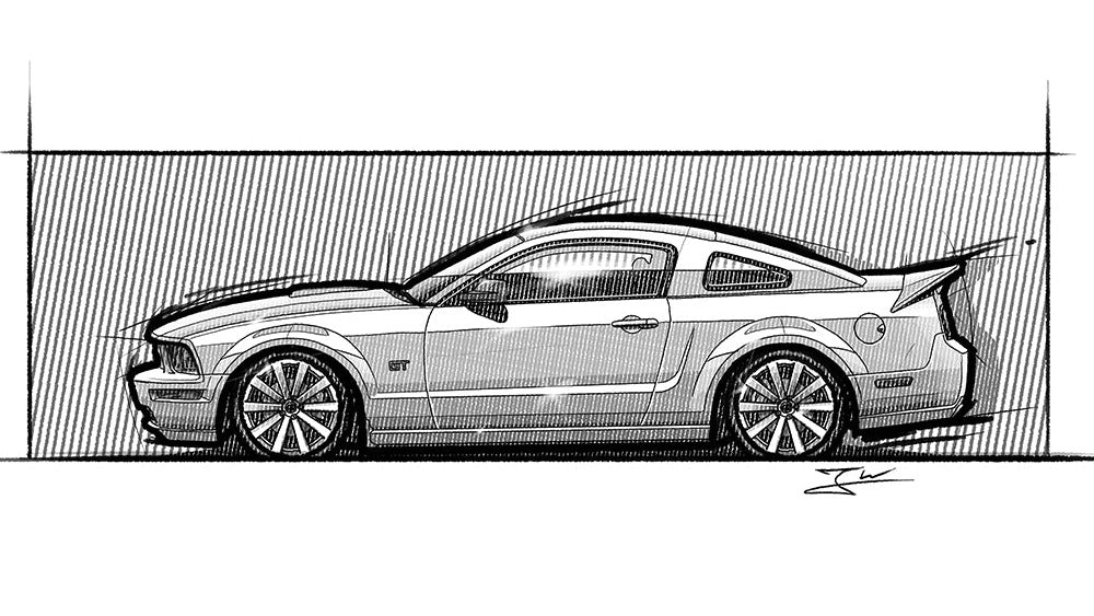 Automobil Design-Illustration