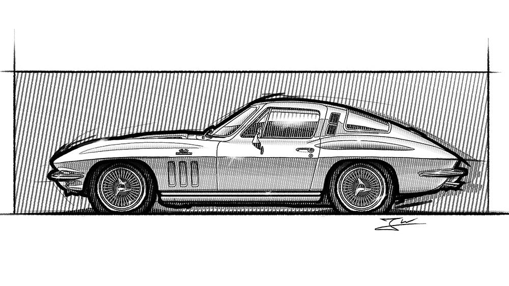 Automobil Design-Illustration