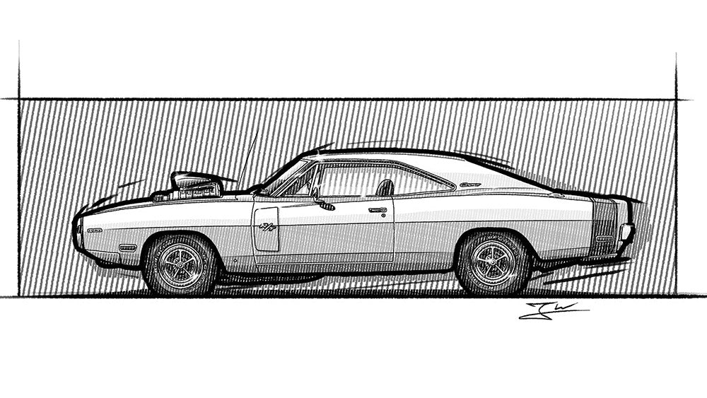 Automobil Design-Illustration