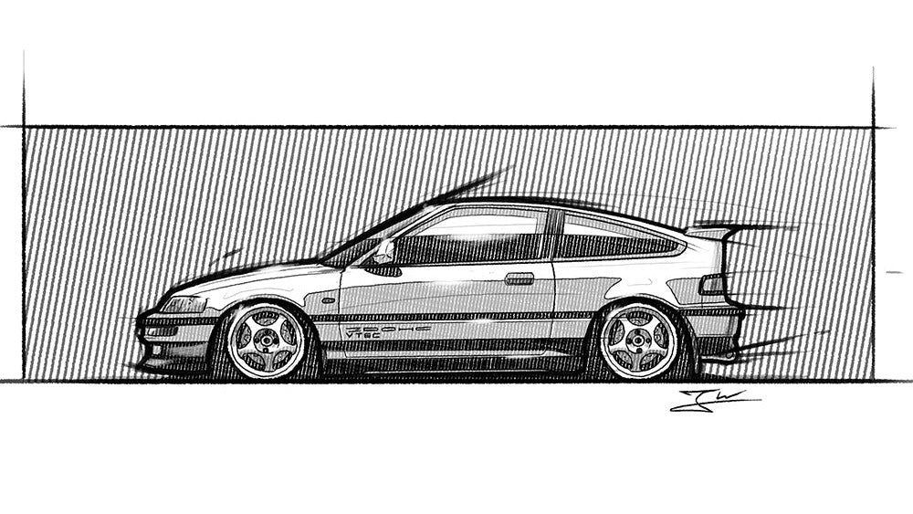 Automobil Design-Illustration