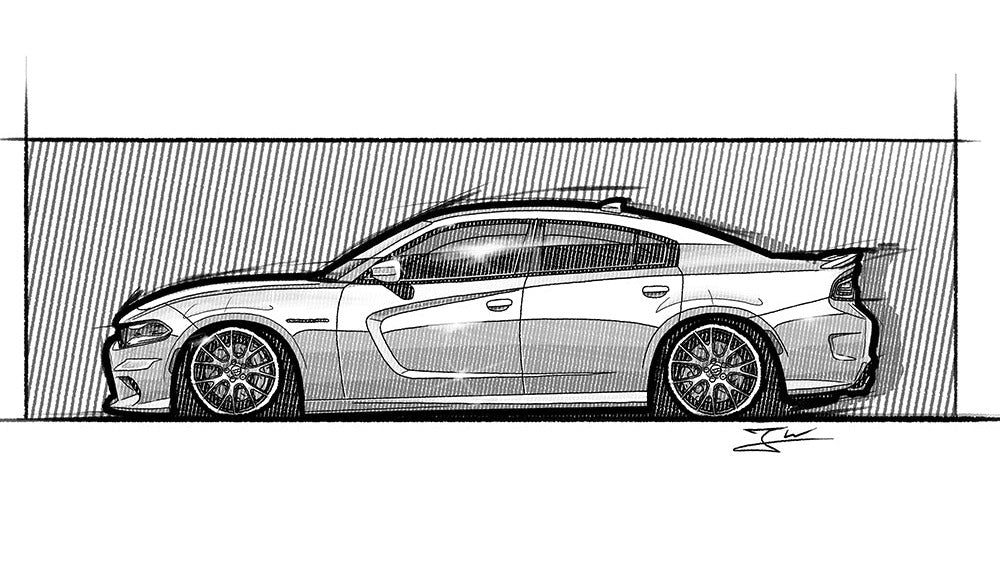 Automobil Design-Illustration