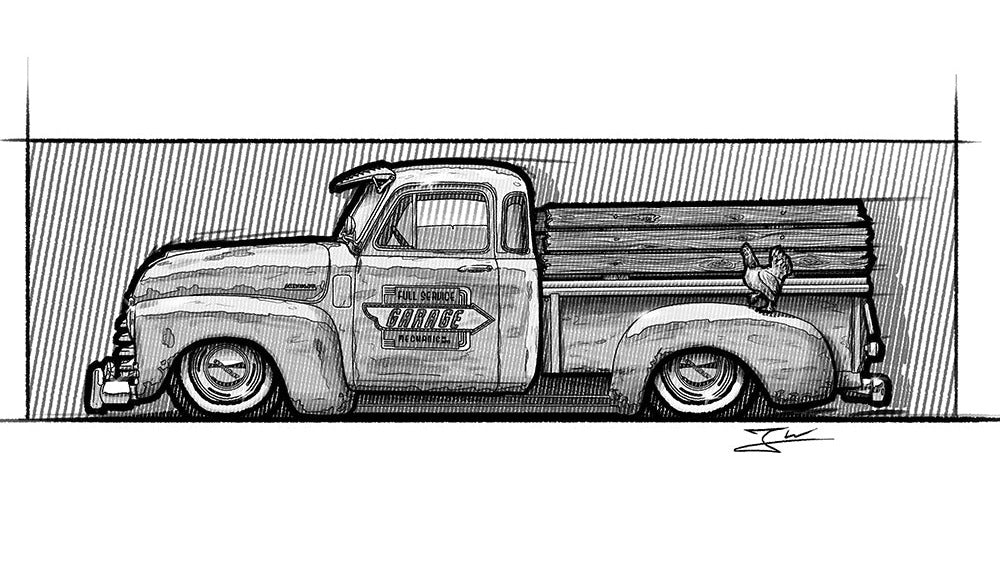 Automobil Design-Illustration