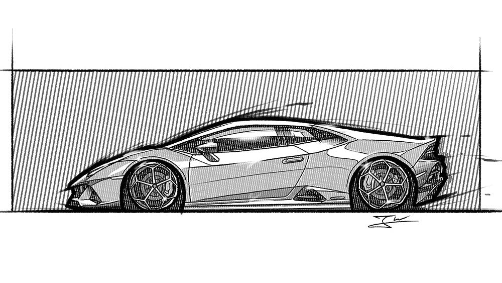 Automobil Design-Illustration