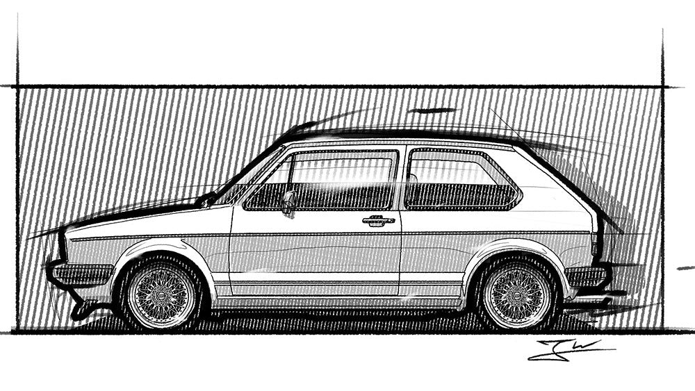 Automobil Design-Illustration