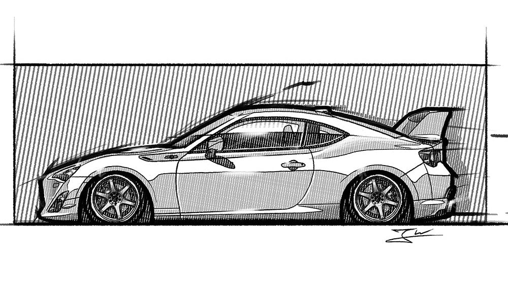 Automobil Design-Illustration