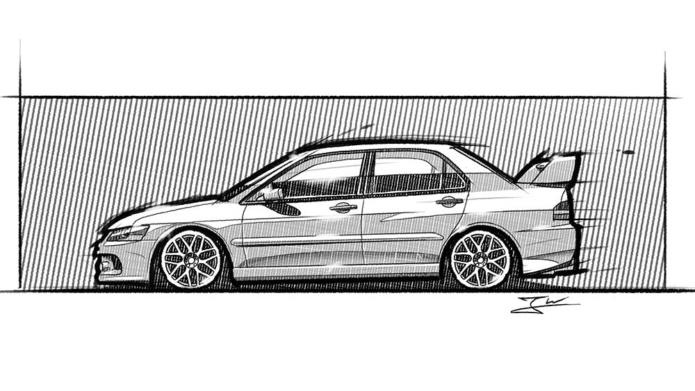 Automobil Design-Illustration