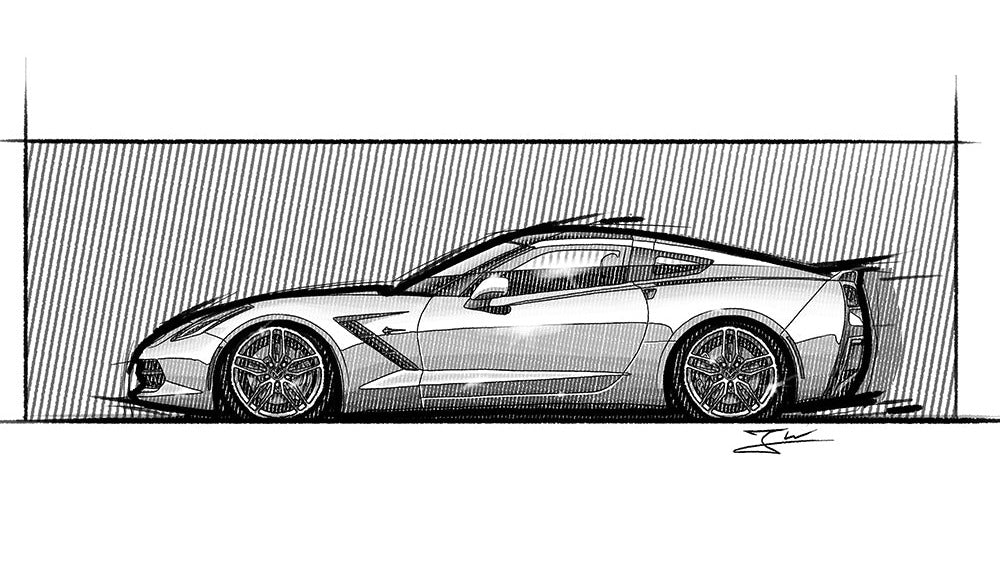 Automobil Design-Illustration