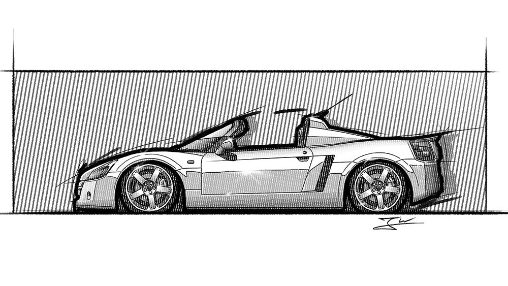 Automobil Design-Illustration