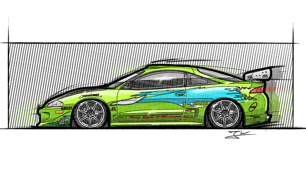 Automobil Design-Illustration