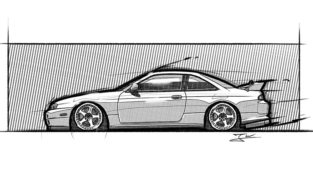 Automobil Design-Illustration