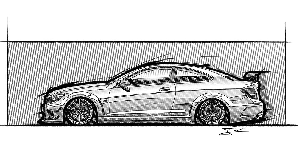 Automobil Design-Illustration