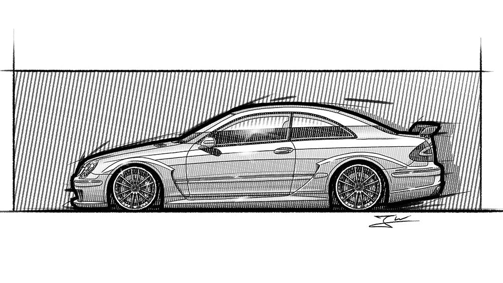 Automobil Design-Illustration