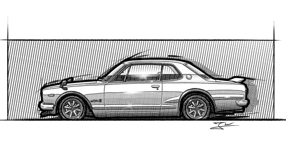 Automobil Design-Illustration