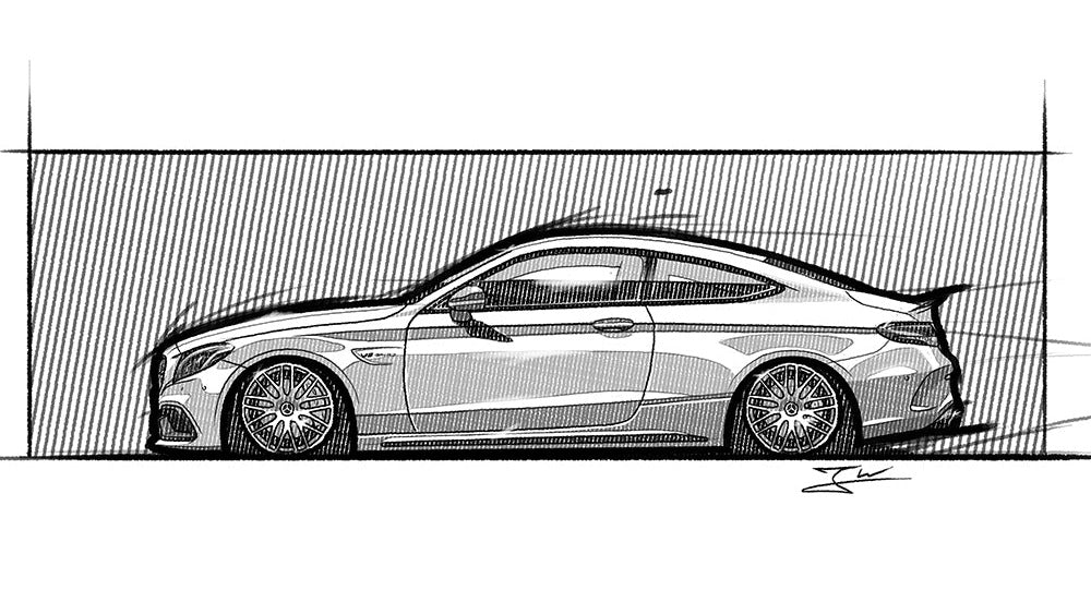 Automobil Design-Illustration